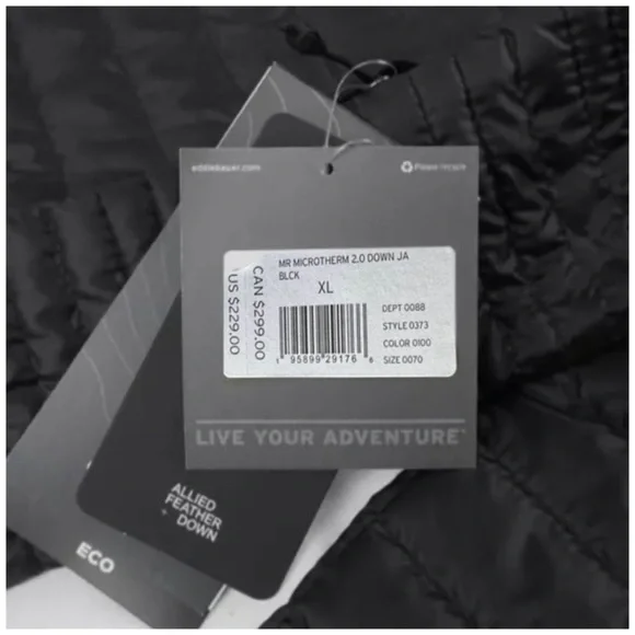 EDDIE BAUER • Black MicroTherm 2.0 Down Jacket - Picture 5 of 5